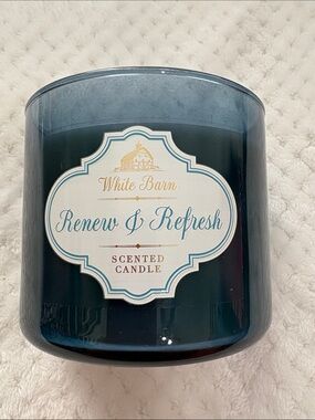 Bath & Body Works White Barn Renew & Refresh Scented Candle - 3 Wick ~ New